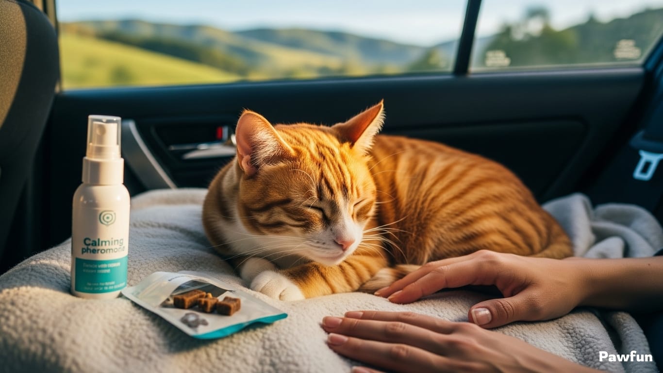 best-cat-calming-aids-for-travel